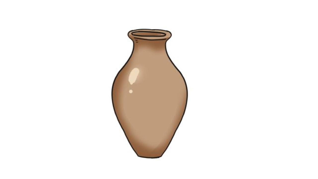 Draw A Flower Vase