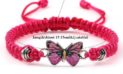 Sweet-Shining-Butterfly-Braided-Couple-Bracelets