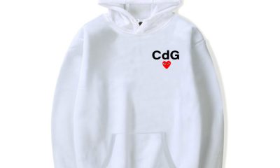 CDG Small Logo With Heart Hoodie