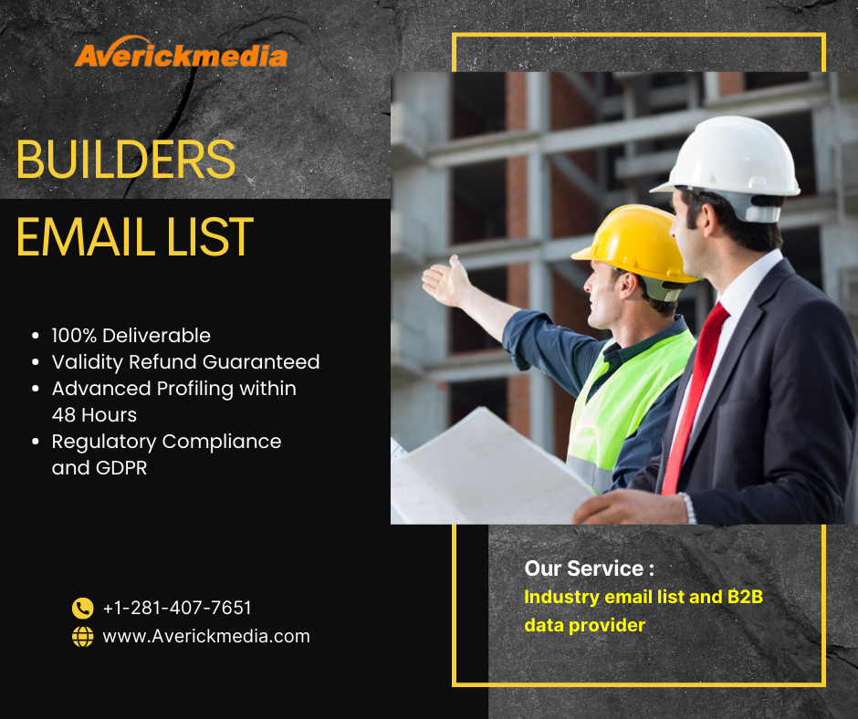 builders email list